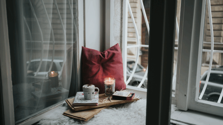 creating a calm corner in a noisy home