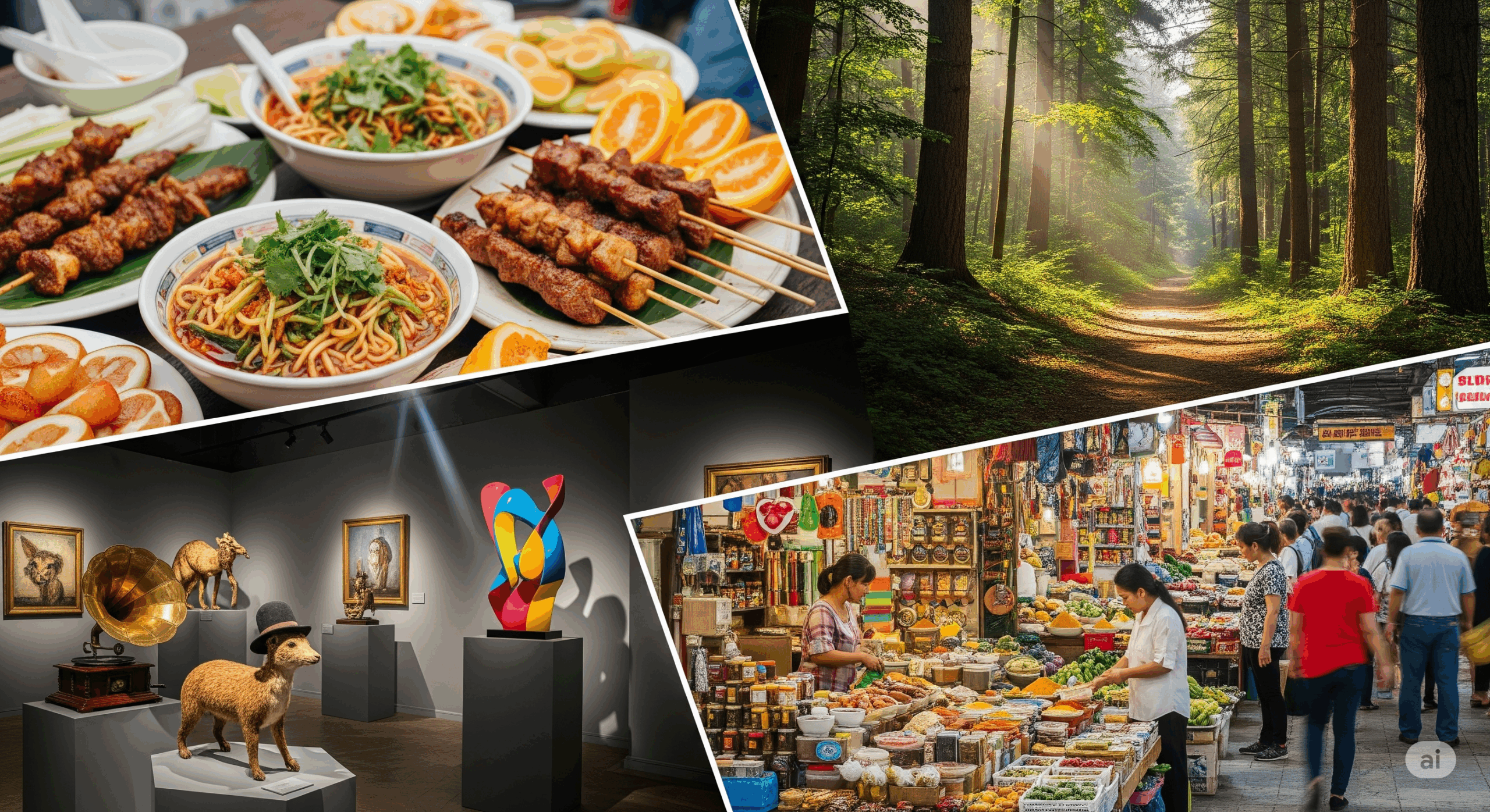 Mix of engaging activities: food, nature, and culture