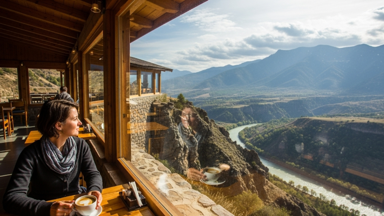 traveler enjoying a quiet moment away from crowds