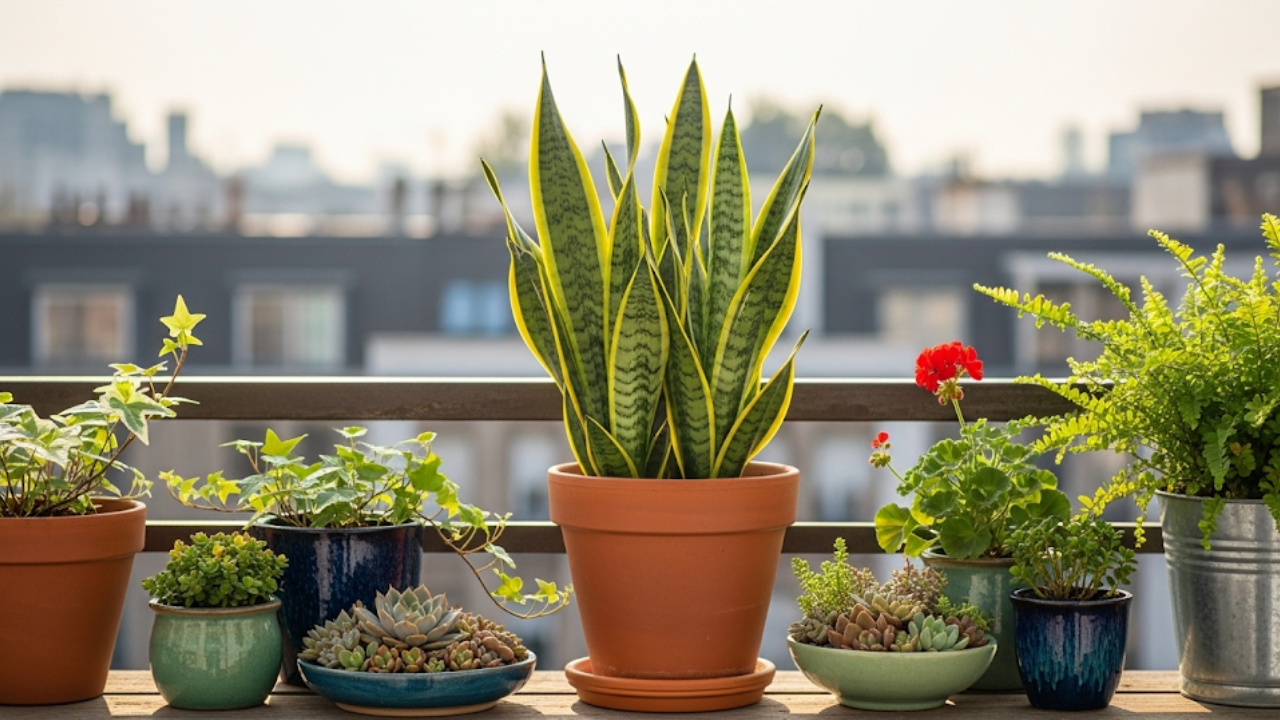 the snake plant is a Low-Maintenance Indoor Plants